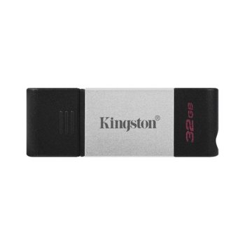 Памет 32GB USB Flash Drive, Kingston DT80, USB 3.2 Gen 1, черна | JAR Computers Kingston 32GB DT80 USB 3.2 Gen 1