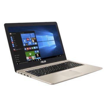 Лаптоп Asus VivoBook PRO15 N580GD-E4154 (90NB0HX1-M07840)(златист), шестядрен Coffee Lake Intel Core i7-8750H 2.2/4.1 GHz, 15.6" (39.62 cm) Full HD Display & GF GTX1050 4GB, (HDMI), 8GB DDR4, 512GB SSD, 1x USB 3.1 Type C, Linux | JAR Computers Asus VivoBook PRO15 N580GD-E4154 and SSD