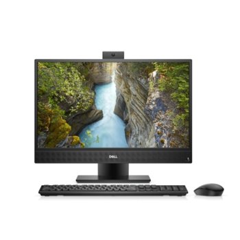 All In One компютър Dell Optiplex 3280 AIO (N013O3280AIO), шестядрен Comet Lake Intel Core i5-10500T 2.3/3.8 GHz, 21.5" (54.61 cm) Full HD IPS Touchscreen Display, 8GB DDR4, 256GB SSD, 1x USB 3.2 Gen 1 Type-C, клавиатура и мишка, Windows 10 Pro | JAR Computers Dell Optiplex 3280 AIO