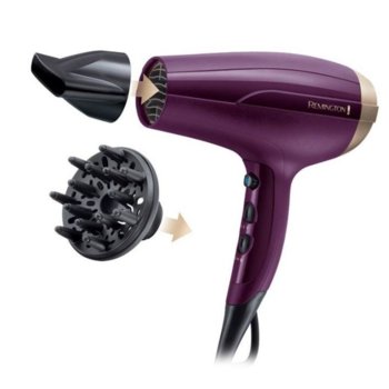 Сешоар Remington D5219 E51 Your Style Dryer Kit, 2300W, дифузер, 2 степени, лилав | JAR Computers Remington D5219 E51 Your Style Dryer Kit