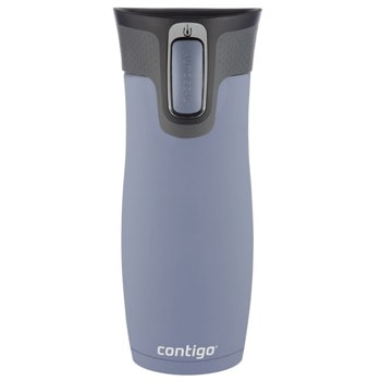 Термочаша Contigo West Loop Earl Gray, 0.47л., неръждаема стомана, синя | JAR Computers Contigo West Loop Earl Gray 2104578