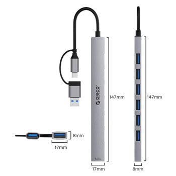 Orico YSA2-U3-GY