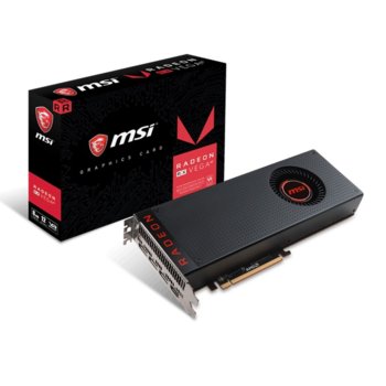 Видео карта Radeon RX Vega 64, 8GB, MSI Radeon RX Vega 64 8G, PCI-E 3.0, GDDR5, 2048 bit, 3x Display Port, HDMI, DVI | JAR Computers MSI Radeon RX Vega 64 8G