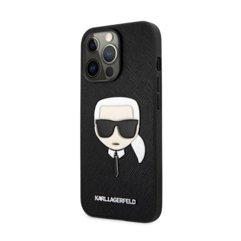 Saffiano Karl Head Leather за iPhone 13 Pro Max
