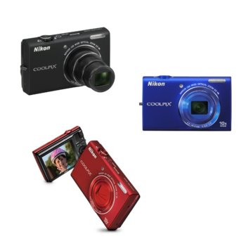 Фотоапарат Nikon Coolpix S6200 +подарък 4GB SD