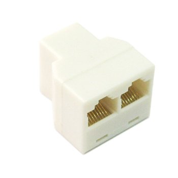 Съединителна розетка, RJ45(ж) към 2x RJ45(ж) | JAR Computers 21003406 Lan connector RJ-45