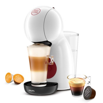 Кафемашина на капсули Krups Nescafe Dolce Gusto Piccolo XS + 5 кутии капсули Dolce Gusto Ristretto Barista, 1600W, 15 bar, 0.8 l. обем на резервоара за вода, бяла | JAR Computers Krups KP1A3110