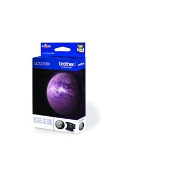 Касета ЗА BROTHER MFC-J430W/J525W/J625W/J725W/J925W - Black - LC1220BKBP - заб.: 300k | JAR Computers Касета ЗА BROTHER MFC-J430W/J525W/J625W/J725W B