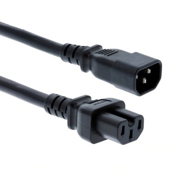 Захранващ кабел Cisco CAB-C15-CBN-EURA=, от IEC C14(м) към IEC C15(ж), 0.7m, черен | JAR Computers Cisco CAB-C15-CBN-EURA= 0.7 m IEC 320 C14