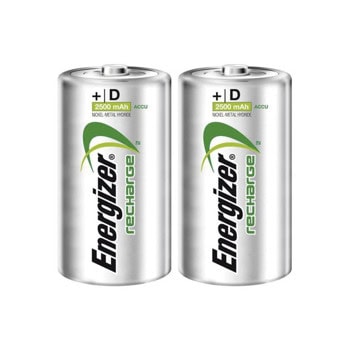 energizer accu recharge power plus d 2 pack