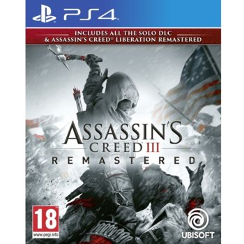 Игра за конзола Assassin's Creed III Remastered + All Solo DLC & Assassin's Creed Liberation, за PS4 | JAR Computers Assassins Creed III Remastered+All Solo dlc