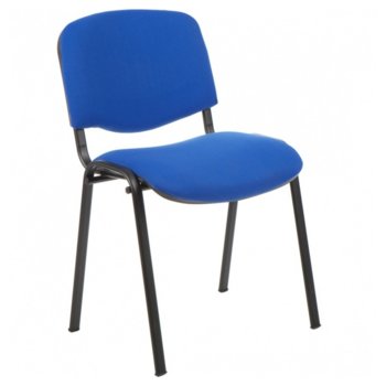 Посетителски стол Visitor C14, до 120 кг, текстил, син | JAR Computers VISITOR C14 СИН