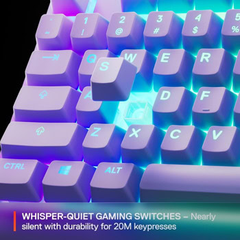 SteelSeries Apex 3 TKL US Layout Lavander 64940