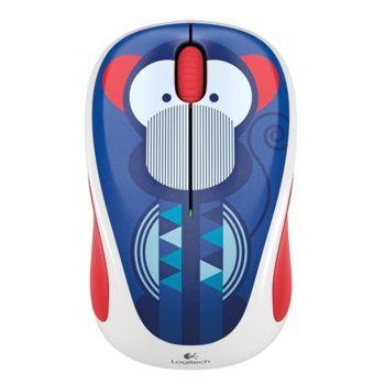 Мишка Logitech M238 Monkey, оптична (1000 dpi), USB, синя | JAR Computers Logitech M238 Marc Monkey 3102249