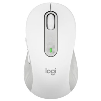 Мишка Logitech Signature M650 Off-white, оптична (4000 dpi), безжична, USB, Bluetooth, бяла | JAR Computers Logitech Signature M650 Off-white 910-006255