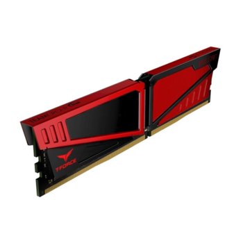 Памет 4GB DDR4 2666MT/s, Team Group T-Force VULCAN TLRED44G2666HC15B01, 1.2V, червен heatspreader | JAR Computers 4GB DDR4 2666MHz Team Group VULCAN TLRED44G2666HC1