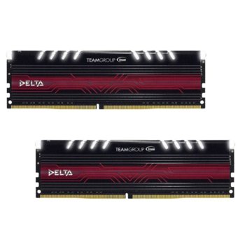 Памет 16GB (2x8GB) DDR4 3000MT/s, Team Group Delta White, TDTWD416G3000HC16CDC01, 1.35V | JAR Computers Team Group Delta White 16GB