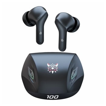 Слушалки Onikuma T33, безжични, Bluetooth, шумопотискащ микрофон, до 3 часа време на работа, черни | JAR Computers Слушалки Onikuma T33