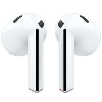 Слушалки Samsung Galaxy Buds3, безжични, Bluetooth, система от три микрофона, 11mm динамични мембрани, 24-bit/96kHz, активно шумопотискане, до 5 часа време на работа, IP57 водоустойчивост, бели | JAR Computers Samsung Galaxy Buds3 White SM-R530NZWAEUE