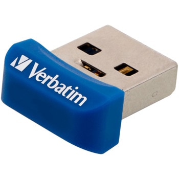 Памет 64GB USB Flash Drive, Verbatim Store 'n' Stay Nano, USB 3.2, синя | JAR Computers Verbatim Store 'n' Stay Nano 98711