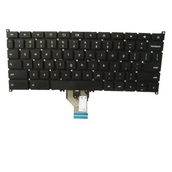Клавиатура за лаптоп Acer, съвместима със серия Chromebook C720 C720P, черна, без рамка, US/UK, с кирилица | JAR Computers Клавиатура за Acer Chromebook C720 C720P US/UK