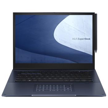 Лаптоп Asus ExpertBook B7 Flip B7402FEA-5G-BG73D0 (90NX0481-M00YN0), четириядрен Intel Core i7-1195G7 2.9/5.0GHz, 14" (35.56cm) WQXGA Anti-Glare Touch дисплей (HDMI&mDP), 16GB DDR4, 1TB SSD NVMe, 2x Thunderbolt 4, Free DOS, 1.44kg | JAR Computers Лаптоп Asus ExpertBook B7 Flip B7402FEA
