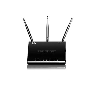 Рутер TRENDnet TEW-691GR, 450Mbps, 2.4GHz(450 Mbps), Wireless N, 4x LAN 1000, 1x WAN 1000, 3x външни антени | JAR Computers Router TRENDnet TEW-691GR