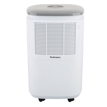 Обезвлажнител на въздух Rohnson R-9912, 210W, 2.5 l резервоар, подходящ за помещения с площ до 45m², функция за сушене на дрехи, бял | JAR Computers Обезвлажнител на въздух Rohnson R-9912