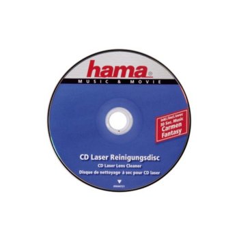 Почистващо CD за CD-ROM и DVD-ROM устройства, HAMA 44721 image