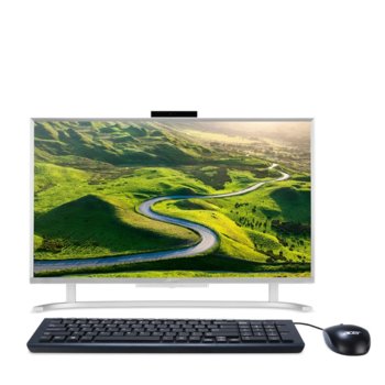 All in One компютър Acer Aspire C22-720 (DQ.B7AEX.003), двуядрен Intel Celeron J3060 1.6/2.48GHz, 21.5" (54.61 cm) Full HD LED Display, 4GB DDR3L RAM, 500GB, 2x USB 3.0, клавиатура и мишка, Free Dos | JAR Computers Acer Aspire C22-720 DQ.B7AEX.003