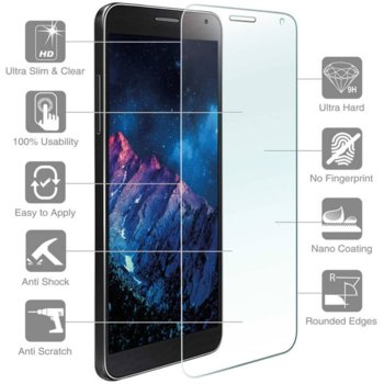 Протектор от закалено стъкло /Tempered Glass/, 4smarts, за OnePlus 5 (смартфон) image