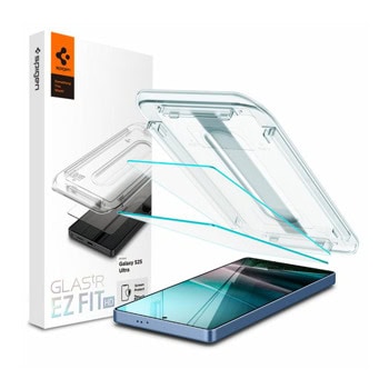 Протектор от закалено стъкло /Tempered Glass/ Spigen Glas.tR EZ Fit Optik Pro HD, за Samsung Galaxy S25 Ultra, 2бр. | JAR Computers Spigen AGL09082