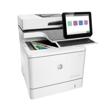 Мултифункционално лазерно устройство HP Color LaserJet Ent Flow MFP M578c, цветен принтер/копир/скенер/факс, 600 x 600 dpi, 38стр/мин, LAN, ADF, двустранен печат, A4 | JAR Computers HP LaserJet Ent Flow MFP M578c 7ZU87A