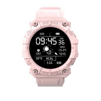 Смарт часовник FD68, 1.3" (3.3cm) дисплей, Bluetooth, следене на съня и сърдечния ритъм, розов | JAR Computers Смарт часовник FD68 Pink 73062