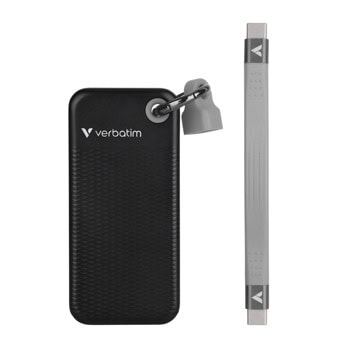 verbatim pocket ssd usb 3.2 512gb black/grey | JAR Computers verbatim pocket ssd usb 3.2 512gb black/grey