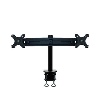 Стойка за монитори NewStar FPMA-D700D, за плот, за екрани от 19" до 30", VESA до 100x100 mm, макс. тегло до 8кг. на рамо, регулируема, за 2бр. монитора, черна | JAR Computers NewStar FPMA-D700D