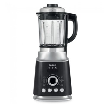 Блендер Tefal BL962B38, 6 ножа, 8 автоматични програми, функция за чупене на лед, 1300W, черен | JAR Computers Tefal BL962B38