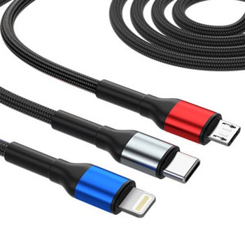 3mk Hyper Cable N-SERIES 6-in-1 Black