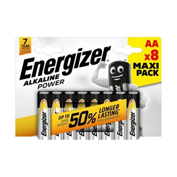 Energizer Alkaline Power AA 1.5V 8pcs