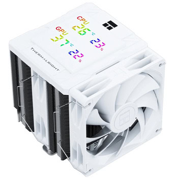 Охлаждане за процесор Thermalright Peerless Assassin 120 Digital White, Dual-Tower, съвместимост със сокети Intel LGA 1851/1700/1200 & AMD AM5/AM4 | JAR Computers Охлаждане за процесор Thermalright Peerless 120