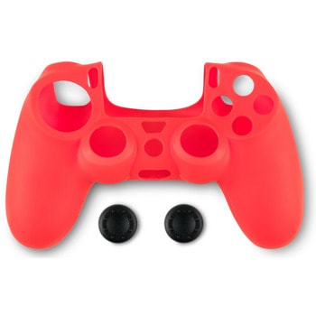 Протектор и тапи Spartan Gear DualShock 4 Red, за Sony PlayStation 4 DualShock 4, червен image