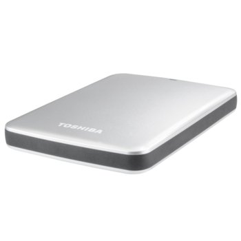 Твърд диск 2TB Toshiba STOR.E Canvio, сребрист, 2.5" (6.35cm), външен, USB3.0, 2г. гаранция | JAR Computers 2TB Toshiba STOR.E Canvio Silver