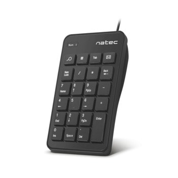 Цифрова клавиатура Natec Goby, USB, черна image