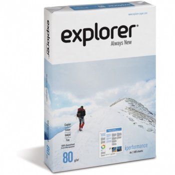 Хартия Explorer, A4, 80 g/m2, 500 листа, бяла image