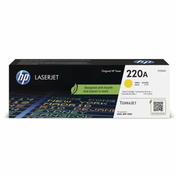 Тонер касета за HP LaserJet Pro 4202/4302 - Yellow - W2202A - HP 220A - Оригинална, заб.: 1800 брой копия | JAR Computers HP 220A Yellow