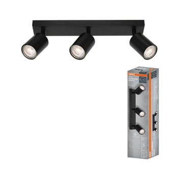 ledvance led spot elemental 3xgu10 black