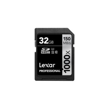 Lexar 32GB SDHC Professional 1000X