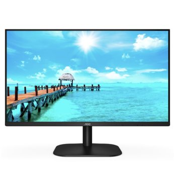 Монитор AOC 27B2H/EU, 27" (68.58 cm) IPS панел, 75 Hz, Full HD, 4 ms, 20000000 :1, 250 cd/m2, HDMI, VGA | JAR Computers Монитор AOC 27B2H/EU