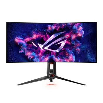 Монитор Asus ROG Swift OLED PG34WCDM (90LM09L0-B01A70), 34" (86.36cm) OLED панел, 240Hz, WQHD, 0.03ms, 1 500 000:1, 450cd/m2, DisplayPort, HDMI | JAR Computers Asus ROG Swift OLED PG34WCDM 90LM09L0-B01A70