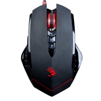 Мишка A4Tech Bloody V8ma, оптична (3200dpi), 8 програмируеми бутона, USB, черна, гейминг | JAR Computers Bloody V8ma